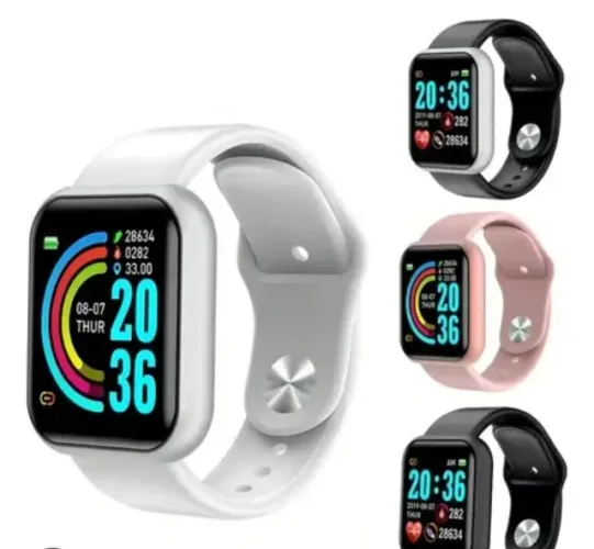 Smartwatch D20 - Monitor Cardíaco | Frete Grátis | Pague na Entrega