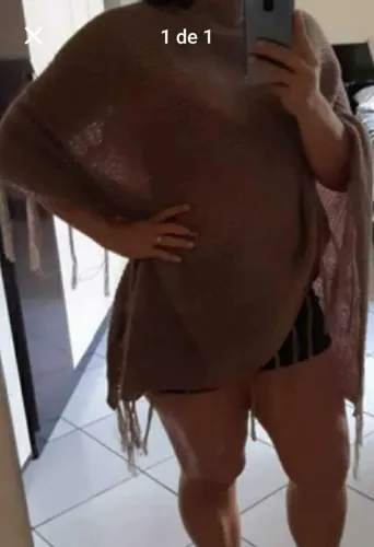 Poncho de tricot