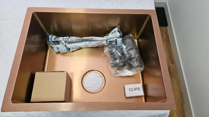 Cuba de cozinha retangular