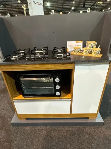 Balcão Para Cooktop Na Promoção. Entrega É Montagem Grátis Loja R&L Moveis 