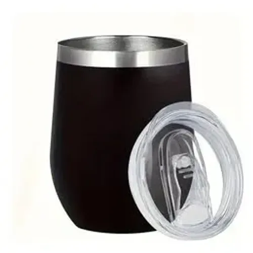 Copo Térmico Tampa Aço Inox Tipo Cuia