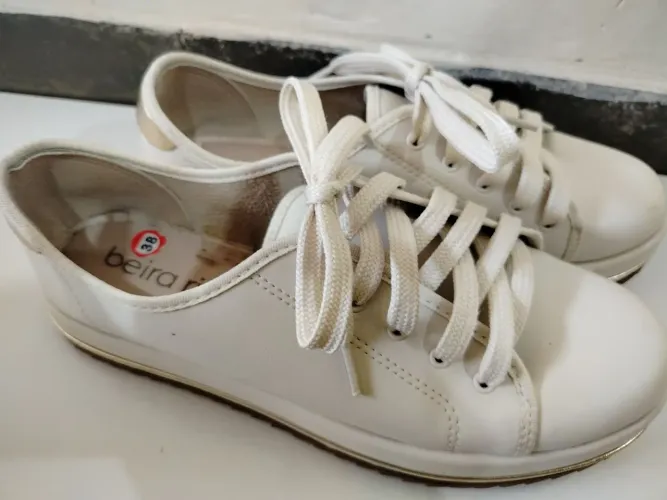 Tênis Beira Rio Feminino Casual Branco