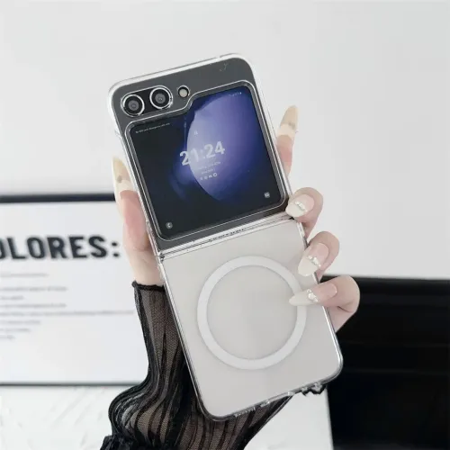 Capa Magsafe Samsung Galaxy Zflip3 ZFlip4 ZFlip5 Zflip6 Zflip7 ZflipSE