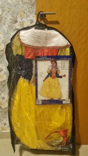 Fantasia infantil Branca de Neve em tecido!