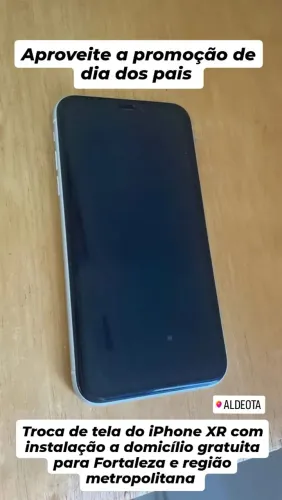 TELA PARA IPHONE XR EM CASA