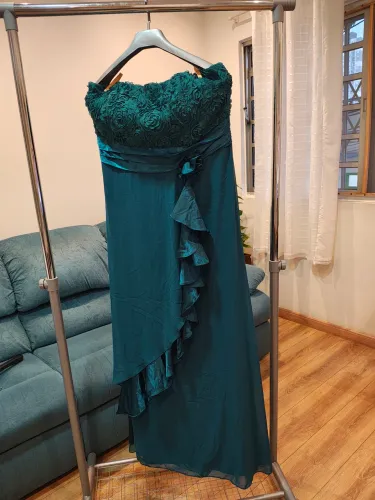 Vestido com casaquinho de festa