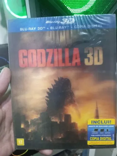 Godzilla 2014 Blu-ray 3D + Blu-ray + Cópia Digital lacrado
