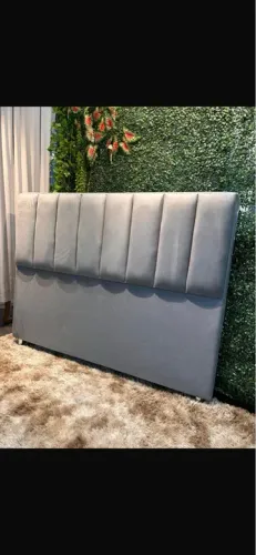 Cabeceira de Cama em Suede Quen 1,58 TM