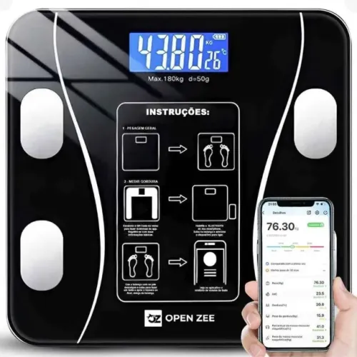 ? Balança Digital Bioimpedância Corporal com Bluetooth ?