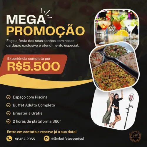 Buffer completo para qualquer ocasião