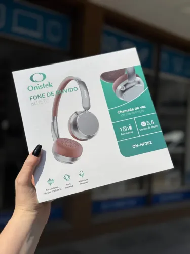 Fone de Ouvido Bluetooth Onistek 15h de Autonomia