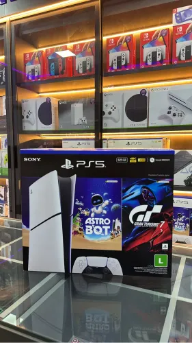 Playstation 5 Slim mídia digital + 2 jogos * BLACK FRIDAY * Loja física * 