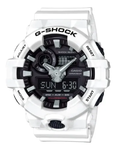 Relógio Casio G-Shock World Time Black Dial Analog Digital