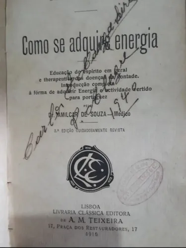 Como se adquire energia 1916