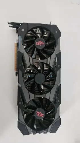 Placa De Vídeo RX 5700 8GB Seminova 3 meses de garantia. Estudo trocas por outras Placas