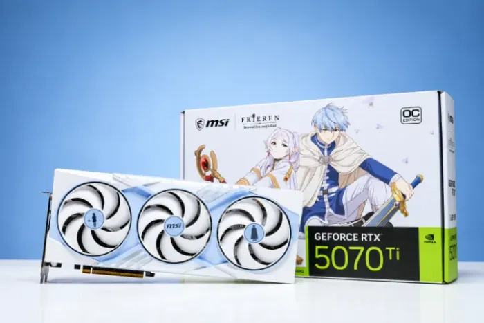 Placa de Vídeo MSI Frieren Edition OC 16GB GeForce RTX5070TI GDDR7