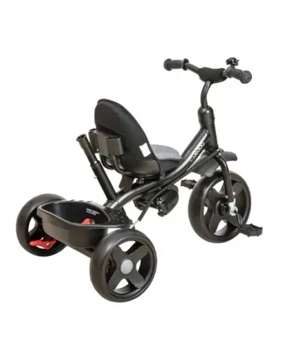 Triciclo Infantil 2 Em 1 Giratório 360º Kiddo Cor Cinza