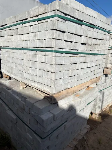 Pavers inter travado 240 metros 6x10x20 centímetros
