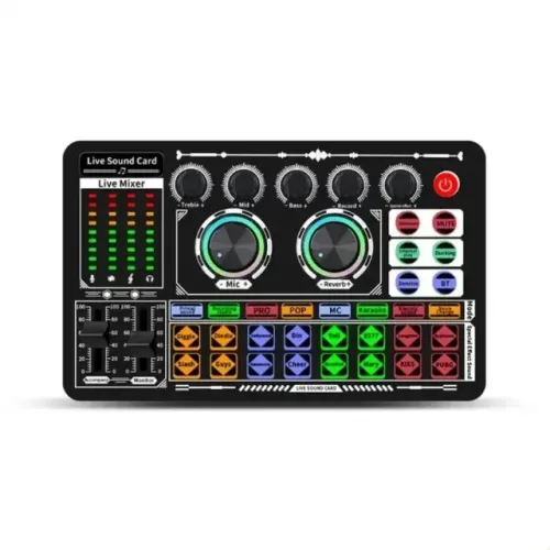 Mesa de som Interface de audio Sound Card F999