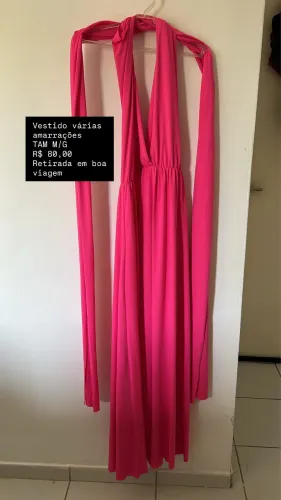 Vestido várias amarrações 