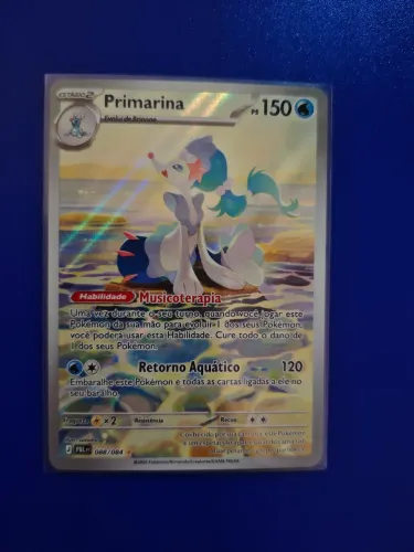 Carta Pokémon Primarina 150 PS Holográfica - NM
