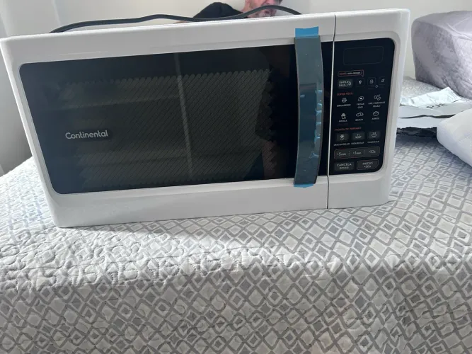 Microondas novo continental 34 litros sem uso 