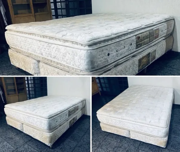 Cama Box King Size Castor Gold Star Pocket (Molas Ensacadas)