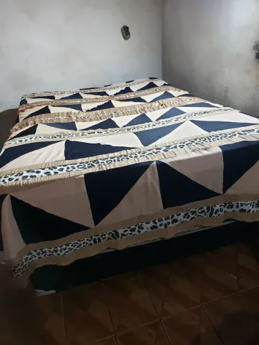 Colcha de retalho cama box