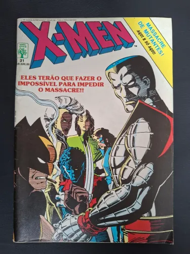 X-Men Numero 31 Editora Abril Jovem - Massacre de Mutantes
