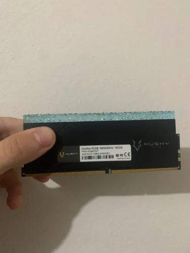 Memória RAM Husky Gaming Blizzard RGB, 16GB, 3600MHz, DDR4 - CL26, Preto