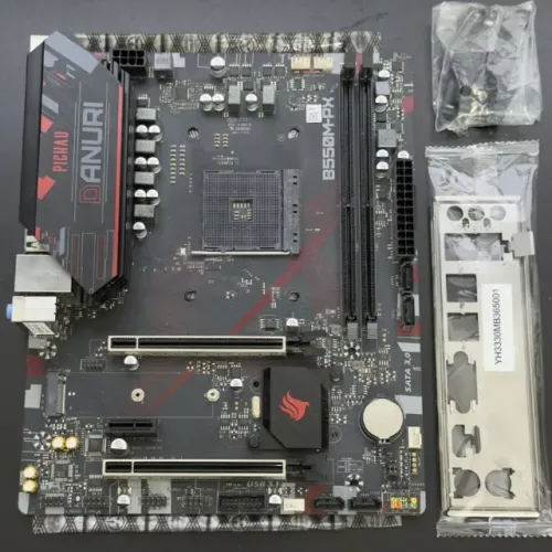 Placa Mãe Pichau Danuri B550M-PX, DDR4, Socket AM4, M-ATX, Chipset AMD B550