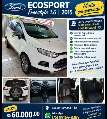 Ford Ecosport Freestyle 1.6 16V Flex 5P 2015
