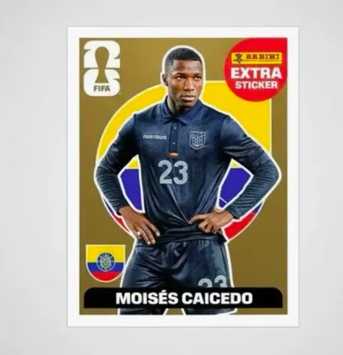 Figurinha legends Moisés Caicedo Gold