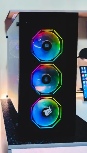 PC Gamer Nvidia GTX 980, Teclado Magnético, Mouse RGB e 2 Monitores LG Ultragear 24" 180hz