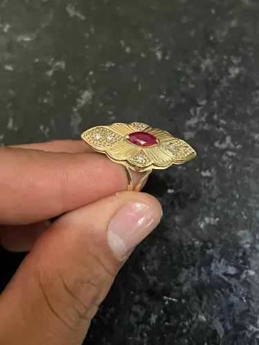 Marquise de Ouro tamanho G ?3 gramas?