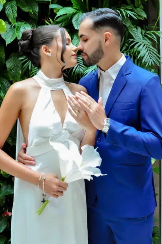 Cobertura fotográfica de casamento civil