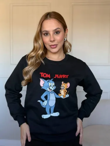 Blusa de moletom Tom e Jerry P