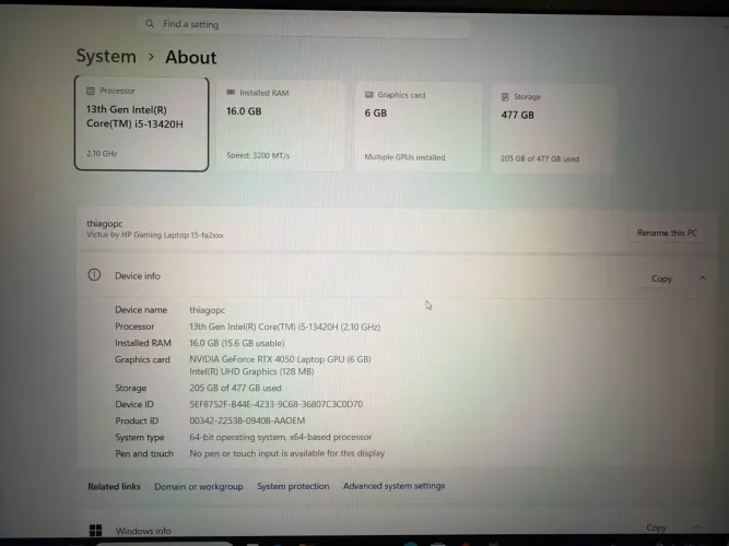 Victus Laptop 15