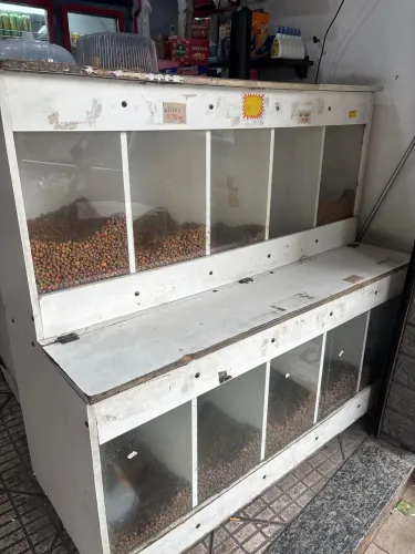 Dispensar armazenamento ração 