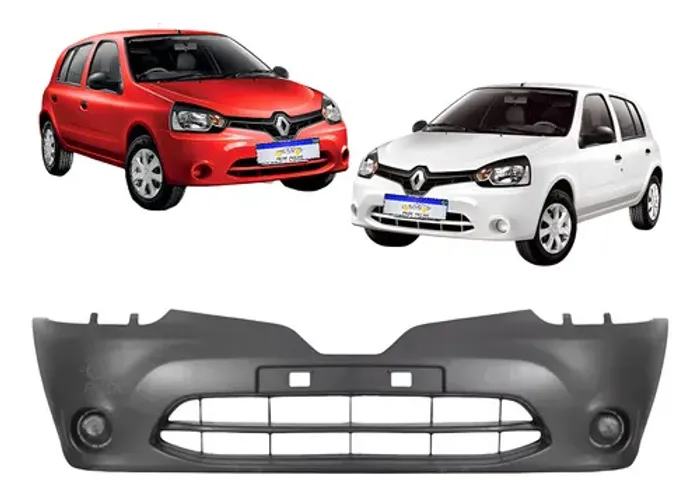 Parachoque Dianteiro Renault Clio 2013 2014 2015 2016 Novo Preto