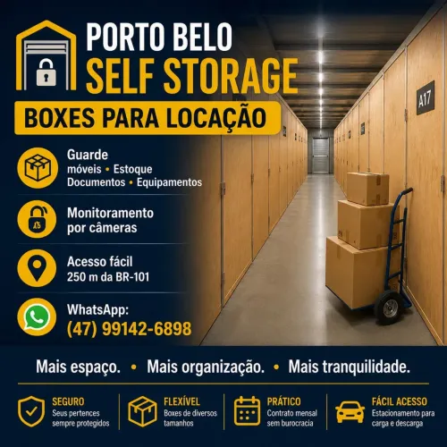 Self Storage - Boxes para guardar seus pertences!