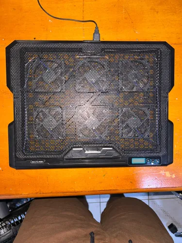 suporte para notebook multilaser 6 coolers led azul