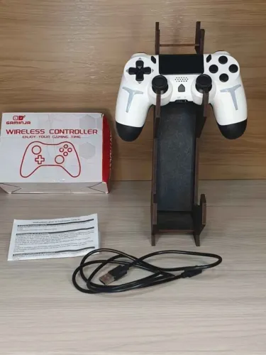 Controle gaminja sem fio ps4/pc