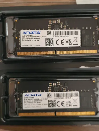 Memória Notebook 16GB (2x8GB) DDR5 5600MHZ ADATA ORIGINALl
