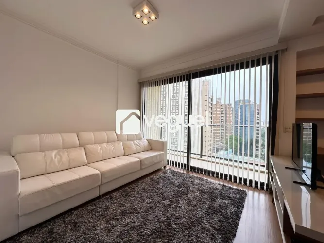 Apartamento mobiliado de 56m² com 1 quarto, 1 suíte para alugar no bairro Cambuí, Campinas