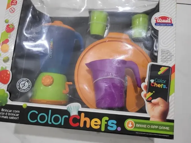 Liquidificador Color Chefs Brinquedo Infantil Colorido Usual