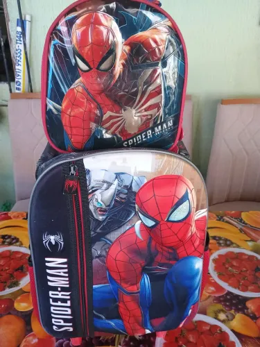 Mochila 3d homem aranha