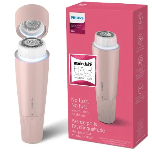 Aparador de Pelos Faciais Feminino Philips BRR454 Série 5000 Novo Lacrado