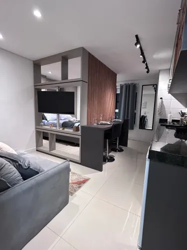 Loft mobiliado novo e pronto para morar