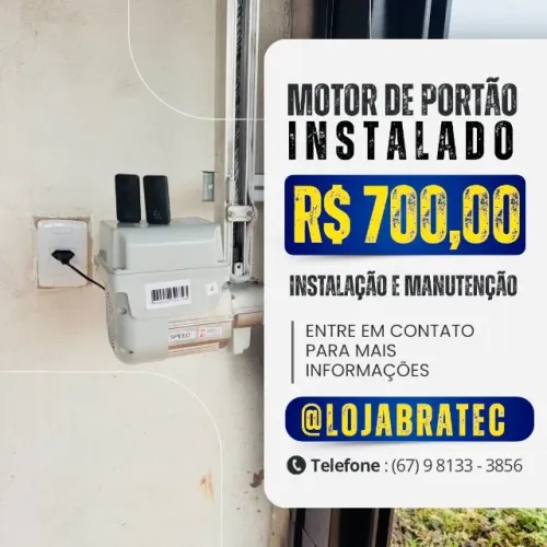 Motor para portão de elevação de 8 segundos (instalado)